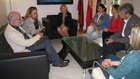 La consejera de Familia e Igualdad de Oportunidades, Violante Tomás, se reunió hoy con Nicol Muñoz, coordinadora de 'Hogar Torre  Nazaret'.