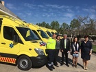 Guillen presenta las nuevas ambulancias de soporte vital avanzado del SMS