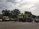 Simulacro de accidente en Totana (II)