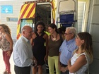 El director gerente del SMS (Servicio Murciano de Salud) visita el SUAP (Servicio de Urgencias de Atención Primaria) de La Unión