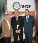 La consejera de Hacienda y Administración Pública, María Pedro Reverte, clausura VII congreso CSI-CSIF 2008