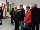 Noelia Arroyo asiste en Madrid a la inauguración de la exposición de Nicolás de Maya 'Delectus ex libris'. II