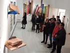 Noelia Arroyo asiste en Madrid a la inauguración de la exposición de Nicolás de Maya 'Delectus ex libris'