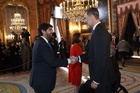 López Miras asiste al almuerzo ofrecido por los Reyes con motivo de la visita del presidente de Ecuador