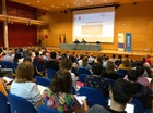 El director general de Informática, Patrimonio y Telecomunicaciones, Juan José Almela, inaugura la jornada 'Innovación Digital Educativa'