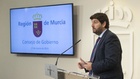 El presidente de la Comunidad durante su comparecencia en la rueda de prensa posterior a la reunión del Consejo de Gobierno (2)