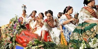 Batalla de las Flores en Murcia. [Fotografía]. Web Turismo de Murcia: https://www.turismodemurcia.es