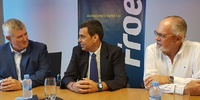 El consejero de Fomento e Infraestructuras se reúne con FROET (Federación Regional de Organizaciones Empresariales de Transporte de Murcia)