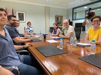Isabel Franco recibe a representantes de los  colectivos LGTBI de la Región
