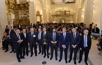López Miras preside la recepción oficial a los asistentes del XXII Congreso Nacional de la Empresa Familiar (3)