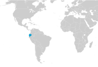 Mapa mundo Ecuador