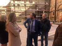 Avanzan las obras de rehabilitación del Claustro del Carmen de Lorca
