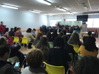 Acto de clausura del programa del Servicio Regional de Empleo y Formación y Aidemar que ha formado y empleado durante un año a una veintena de desempleados en atención sociosanitaria (2)