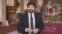 El presidente de la Región de Murcia en el mensaje de Fin de Año