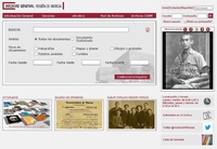 Portada de la página web del Archivo General de la Región de Murcia