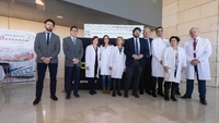El presidente López Miras visita La Arrixaca con motivo del Día Mundial contra el Cáncer (2)