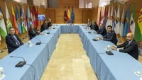 Reunión del presidente de la Comunidad, Fernando López Miras, con el Grupo Asesor Económico para la Estrategia Regional para la Reactivación Económica y Social
