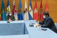 López Miras se reúne con la rectora de la Universidad Politécnica de Cartagena/2