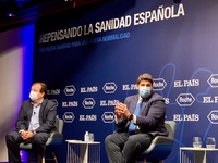 El presidente López Miras, en el foro 'Repensando la Sanidad española. Una nueva Sanidad para una nueva normalidad'