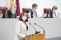 Isabel Franco comparece en la Asamblea Regional para presentar el proyecto de Ley de Servicios Sociales que comienza hoy su trámite parlamentario