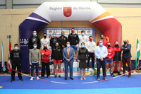 La consejera Cristina Sánchez asiste a los Campeonatos de España de Lucha Senior celebrados en Centro de Tecnificación Deportiva 'Infanta Cristina' de Los Narejos