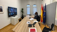 El consejero de Empleo inaugura la II Galería Segurmetal 2020