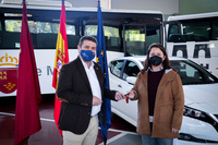 La directora general de Patrimonio, María Dolores Sánchez Alarcón, y el director general de Medio Natural, Fulgencio Perona
