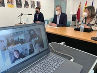 El consejero de Salud se reúne con la Federación de Salud Mental de la Región de Murcia y con la Asociación Española contra el Cáncer (1)