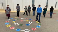El colegio La Purísima Concepción del Esparragal de Puerto Lumbreras estrena 'juegos sin contacto' con el programa Aire Limpio