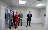El consejero de Salud, Juan José Pedreño, visitó el consultorio de Javalí Nuevo junto con el alcalde de Murcia, José Ballesta