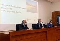 El consejero de Salud preside la I Reunión de Coordinadores de Trasplantes de la Región de Murcia