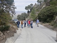 La Comunidad Autónoma repara los caminos forestales de acceso al punto de vigilancia de la Sierra de la Pila y al radar de la Agencia de Meteorología