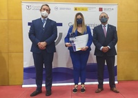 La directora general de Consumo y Artesanía recogió el premio Sicted a la Centro Regional de Artesanía de Lorca, en Fitur (Feria Internacional de...