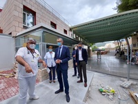 El consejero de Salud, Juan José Pedreño, visitó las obras del servicio de Urgencias del hospital Comarcal del Noroeste en Caravaca de la Cruz