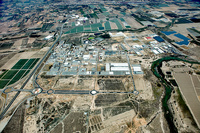 Imagen aérea del parque industrial de Alhama de Murcia