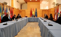 El jefe del Ejecutivo regional, Fernando López Miras, se reúne con el Consejo de Administración de Estrella de Levante