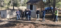 La Comunidad construye un depósito de agua en la sierra de Burete para abastecer al albergue y la lucha contra incendios