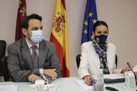 La consejera Valle Miguélez y el director general Diego Barnuevo participaron en la Comisión operativa autonómica de la Inspección Territorial de...