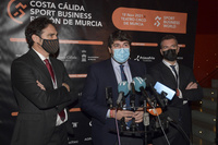 El presidente de la Comunidad, Fernando López Miras, inaugura la cuarta edición del Congreso 'Costa Cálida Sport Business Región de Murcia' (3)
