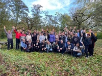 Foto de grupo de los participantes en la experiencia internacional de enseñanza 'Living Lab'