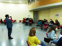 El director general de Gobierno Abierto y Cooperación, David Martínez, en el taller participativo sobre Estrategia de Educación para el Desarrollo Sostenible y la Ciudadanía Mundial
