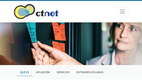 Imagen del portal web de la Red CTnet