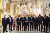 El presidente de la Comunidad, Fernando López Miras, asiste al acto de bendición de las Palmas y del monumento al Pueblo Hebreo en Lorca (2)