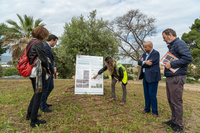 El director general de Territorio y Arquitectura, Jaime Pérez Zulueta (2i), y el concejal de Infraestructuras del Ayuntamiento de Cartagena, Diego...