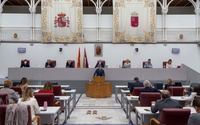 El consejero de Economía, Hacienda y Administración Digital, Luis Alberto Marín, comparece en la Asamblea para exponer las actuaciones del Plan de...