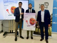 El director del Instituto de Turismo, Juan Francisco Martínez ©, junto al presidente de la Asociación Profesional de Hosteleros de Lorca, Francisco...