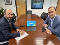 El director del Instituto de Fomento, Joaquín Gómez, se reunió con el presidente de la Asociación Murciana de Empresas del Sector de las Tecnologías...