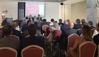 El consejero de Economía, Hacienda y Administración Digital, Luis Alberto Marín, en la apertura de la jornada de la Semana de la Inversión Sostenible...