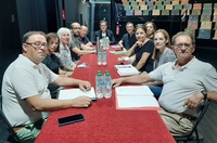 Reunión del director general del Instituto de las Industrias Culturales y las Artes, Manuel Cebrián, con los beneficiarios de la concesión de subvenciones...