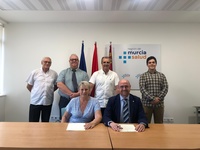Firma del acuerdo entre el Servicio Murciano de Salud y la Fundación Mabs Cancer Support (1)